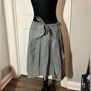 Pink Tartan Knee Length Skirt